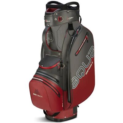Big Max Aqua Sport 4 Cartbag - Antracit / Merlot - Golfväska Big Max Aqua Sport 4 Cartbag - Antracit / Merlot - Golfväska