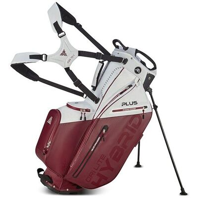 Big Max Dri Lite Hybrid Plus Standbag - White/merlot Big Max Dri Lite Hybrid Plus Standbag - White/merlot