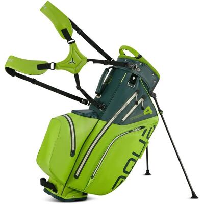 Big Max Aqua Hybrid 4 Standbag - Forrest Green/lime Big Max Aqua Hybrid 4 Standbag - Forrest Green/lime
