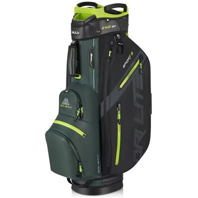 Big Max Dri Lite Sport 3 Cart Bag - Grön/Svart/Lime Big Max Dri Lite Sport 3 Cart Bag - Grön/Svart/Lime