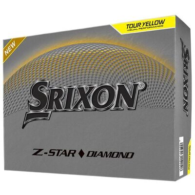 Srixon 2025 Z-Star Diamond - Tour Yellow - Golfboll Srixon 2025 Z-Star Diamond - Tour Yellow - Golfboll