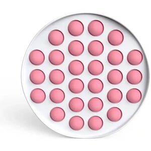 Fidget Toys - Pop It Bubbles - Vit Cirkel (Fler Färger) (Farve: Rosa)