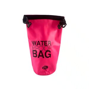 Dry Bag 2 Liter - Vattentät Väska - Flera Pigga Färger - (Färg: Rosa)