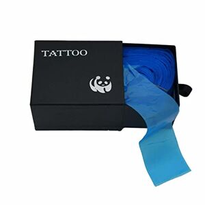 New Star Tattoo Klämma sladdskydd, ny stjärna tatuering en låda med 100 st plast blå klämma sladd hylsor tatuering klämma sladd skydd för tatuering leverans