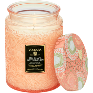 Voluspa - Kalahari Watermelon Large Glass Jar Candle 100 tim