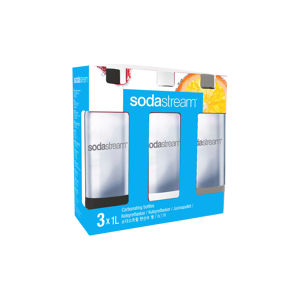 Sodastream - PET-flaska 3 st 1L Sv/Vi/Si