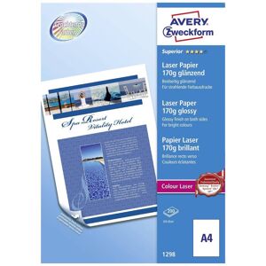 Avery Zweckform Superior Laser Paper 1298 Skrivarepapper laser DIN A4 200 ark Vit