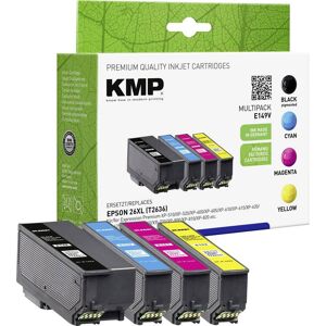 KMP Bläck kombipack Ersätter Epson Epson 26XL Kompatibel Kombi-pack Svart, Cyan, Magenta, Gul E149V 1626,4050
