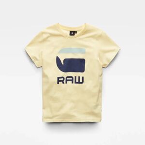 G-Star RAW Logo T-Shirt - Yellow - boys 110 Yellow boys