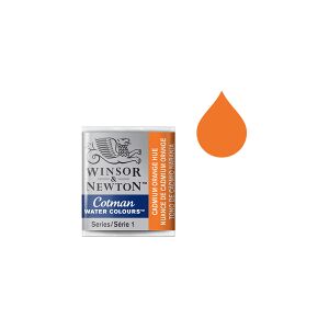 Winsor & Newton Cotman Akvarellfärg 090 Cadmium Orange Hue (halvkopp)