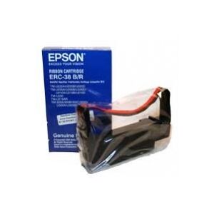 Epson ERC38B/R svart/röd färgband (original)