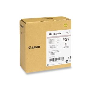 Canon PFI-302PGY fotogrå bläckpatron (original)