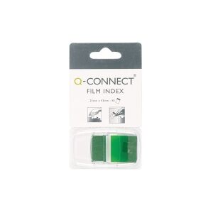 **Index 25mm x 43mm   Q-Connect   grön   50st $$