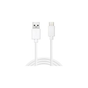 Sandberg USB-A till USB-C kabel (USB 2.0)   1m vit