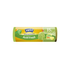 Swirl Soppåse   35L   Actif Fresh   riv- och läckagesäkra   grön (9st)