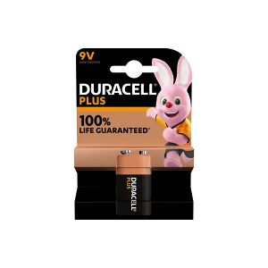 Duracell Plus 6LR61 E-block 9V batteri