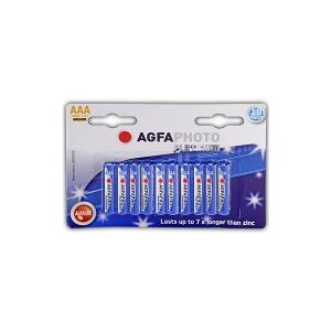 Agfaphoto Micro AAA batterier 10-pack