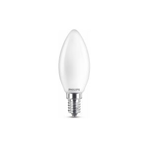 Philips LED lampa E14   C35   frostad   4000K   2.2W