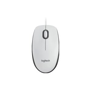 Datormus   USB-ansluten   vit   Logitech M100 $$