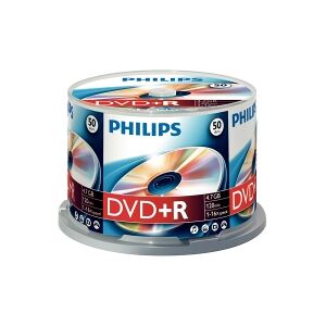 Philips DVD+R   16X   4.7GB   Spindle   50-pack