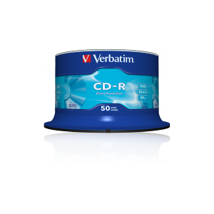 Verbatim Extra Protection CD-R   52x   700MB   Spindle   50-pack