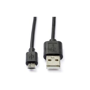 Goobay USB-A till Micro USB-kabel   0,5meter svart