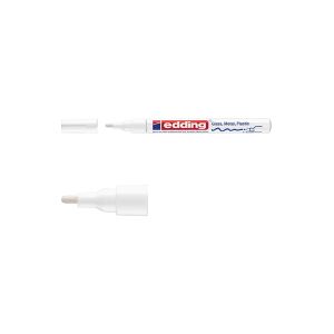 Glansig lackpenna 1.0mm - 2.0mm   Edding 751   vit