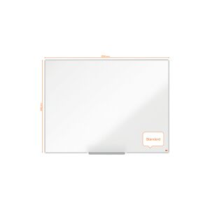 Whiteboard 120 x 90cm magnetisk emalj   Nobo Impression Pro