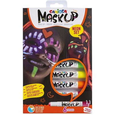 Carioca Mask-Up Fluo 6-Pack ONE SIZE MULTICOLOURED ONE SIZE Carioca Mask-Up Fluo 6-Pack ONE SIZE MULTICOLOURED ONE SIZE