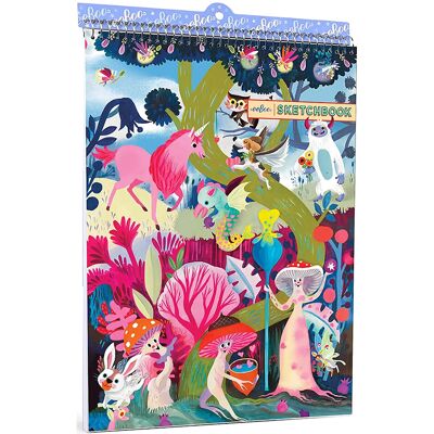 Eeboo Sketchbook - Magical Creatures ONE SIZE MULTI ONE SIZE Eeboo Sketchbook - Magical Creatures ONE SIZE MULTI ONE SIZE