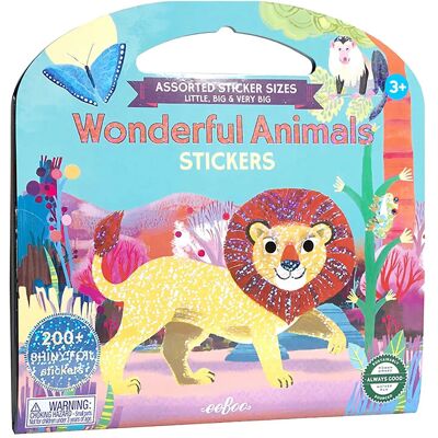 Eeboo Sticker Book - Wonderful Animals ONE SIZE MULTI ONE SIZE Eeboo Sticker Book - Wonderful Animals ONE SIZE MULTI ONE SIZE