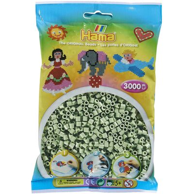 Hama Midi Beads 3000 Pcs. Eucalyptus ONE SIZE EUCALYPTUS ONE SIZE Hama Midi Beads 3000 Pcs. Eucalyptus ONE SIZE EUCALYPTUS ONE SIZE