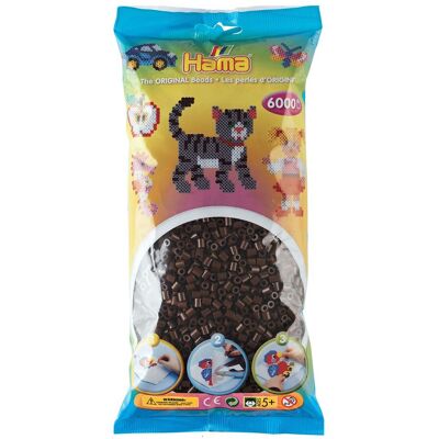 Hama Midi Beads 6000 Pcs Brown ONE SIZE MULTI ONE SIZE Hama Midi Beads 6000 Pcs Brown ONE SIZE MULTI ONE SIZE