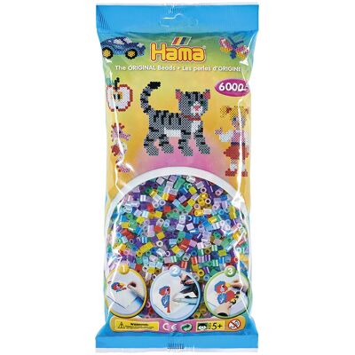 Hama Midi Beads 6000 Pcs Mix 53 ONE SIZE MULTI ONE SIZE Hama Midi Beads 6000 Pcs Mix 53 ONE SIZE MULTI ONE SIZE