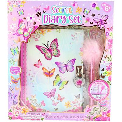 Robetoy Diary Set W Feather Pen ONE SIZE MULTICOLOURED ONE SIZE Robetoy Diary Set W Feather Pen ONE SIZE MULTICOLOURED ONE SIZE