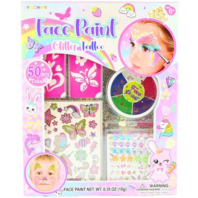 Robetoy Face Paint Tattoo ONE SIZE MULTICOLOURED ONE SIZE Robetoy Face Paint Tattoo ONE SIZE MULTICOLOURED ONE SIZE