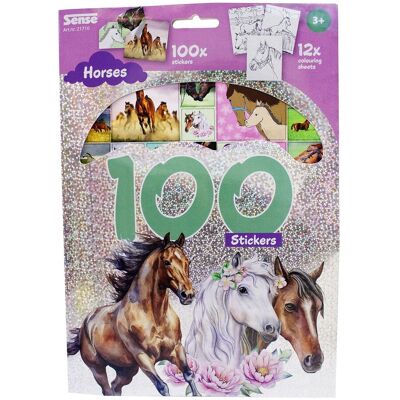 Sense Hästar 100 Stickers Hologram ONE SIZE RED ONE SIZE Sense Hästar 100 Stickers Hologram ONE SIZE RED ONE SIZE