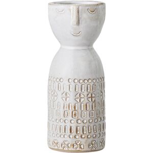 Bloomingville Vase, Hvid, Stentøj H14.5CM WHITE H14.5CM