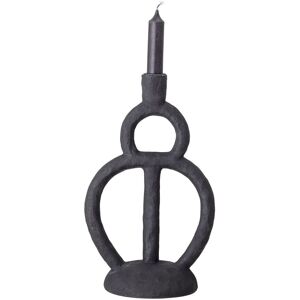 Bloomingville Lysestage, Sort, Polyresin ONE SIZE x 17.5 BLACK ONE SIZE x 17.5