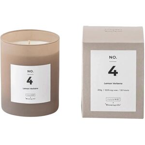 Bloomingville No.4-Lemon Verbena Scent Candle H10CM NATURAL H10CM