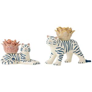 Bloomingville Rory Candle Holder ONE SIZE WHITE ONE SIZE