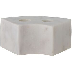 Bloomingville Florida Candle Holder 6X14.5X7.5CM WHITE 6X14.5X7.5CM