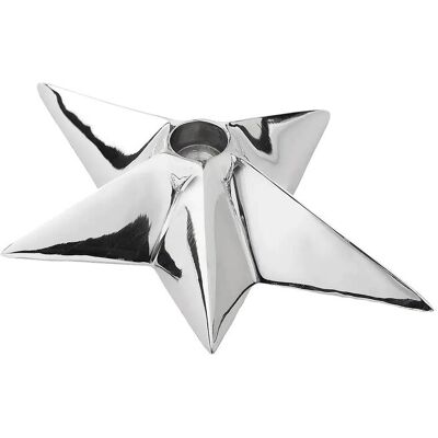 Anna + Nina Nova Candle Holder H5CM SILVER H5CM Anna + Nina Nova Candle Holder H5CM SILVER H5CM