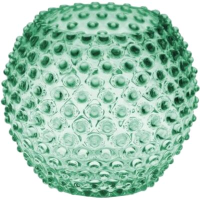 Anna von Lipa Hobnail Globe Vase 18 Cm H:15.5CM BERYL H:15.5CM Anna von Lipa Hobnail Globe Vase 18 Cm H:15.5CM BERYL H:15.5CM