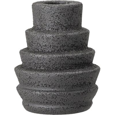 Bloomingville Emin Lysestage, Sort, Stentøj ONE SIZE BLACK ONE SIZE Bloomingville Emin Lysestage, Sort, Stentøj ONE SIZE BLACK ONE SIZE