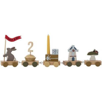Bloomingville Alfi Birthday Decoration ONE SIZE BROWN ONE SIZE Bloomingville Alfi Birthday Decoration ONE SIZE BROWN ONE SIZE