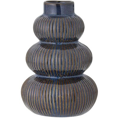 Bloomingville Myrtle Vase Ø 14 cm BLUE Ø 14 cm Bloomingville Myrtle Vase Ø 14 cm BLUE Ø 14 cm