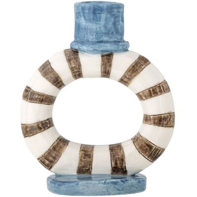 Bloomingville Tacana Candle Holder Ø 10 cm BLUE Ø 10 cm Bloomingville Tacana Candle Holder Ø 10 cm BLUE Ø 10 cm