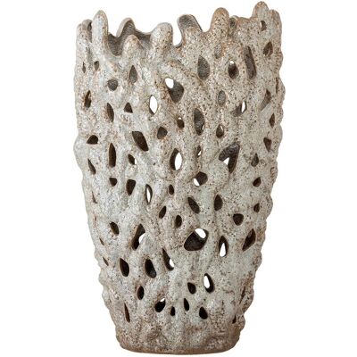 Bloomingville Eunice Deco Vase Ø 22.5 CM WHITE Ø 22.5 CM Bloomingville Eunice Deco Vase Ø 22.5 CM WHITE Ø 22.5 CM