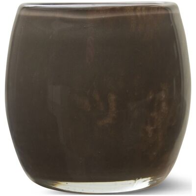 Boel & Jan Candle Holder - Goya 10X10X10CM BROWN 10X10X10CM Boel & Jan Candle Holder - Goya 10X10X10CM BROWN 10X10X10CM